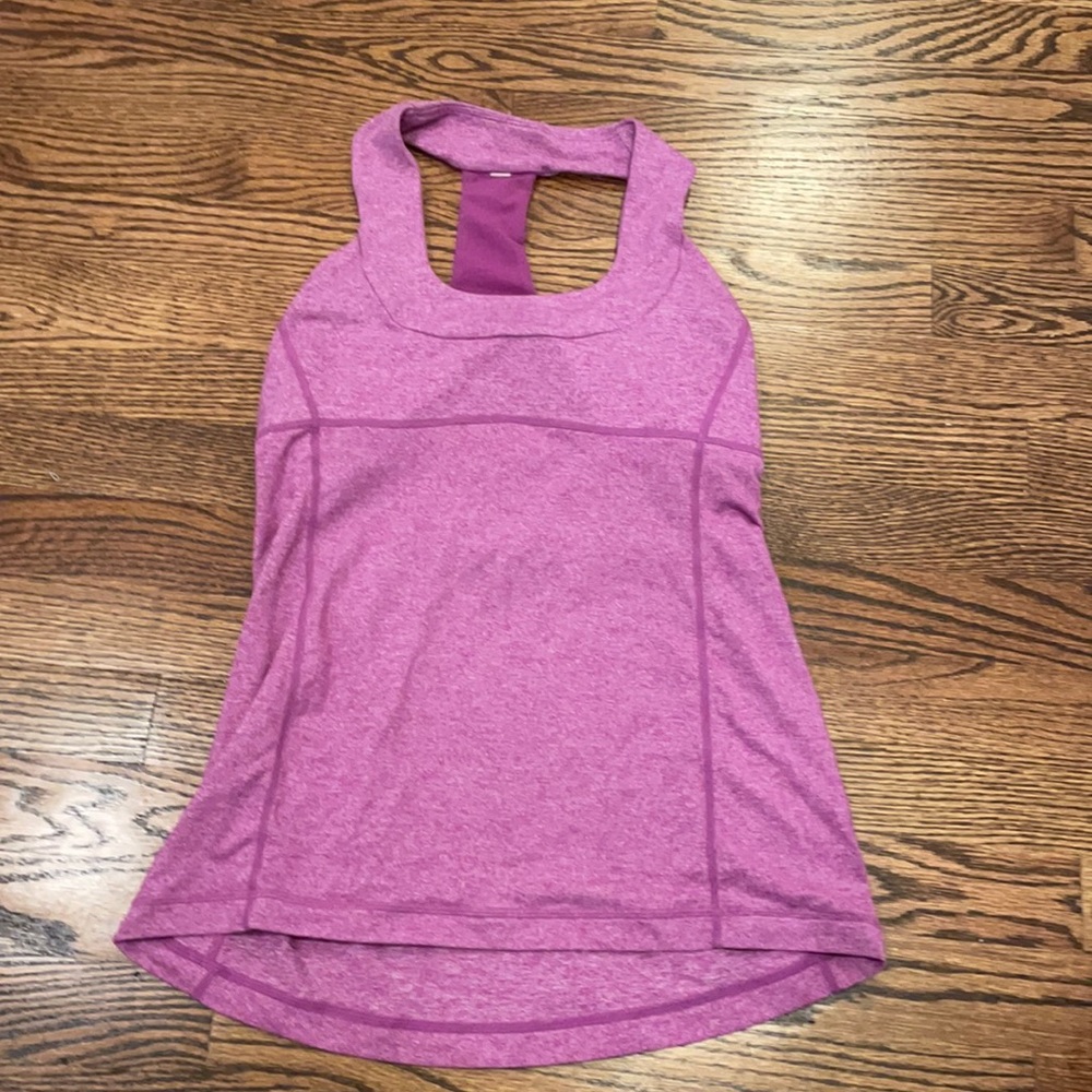 Lululemon purple/pink tank top.